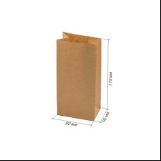 Пакет бумажный  80х50х170 крафт 70 гр (2000) ПТ