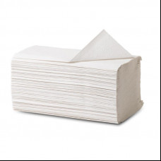Полотенце бумажное V-укл. белое 1-сл. 250 шт. А